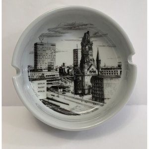 Schedel Bavaria Berlin Ash Tray Collectible Black White